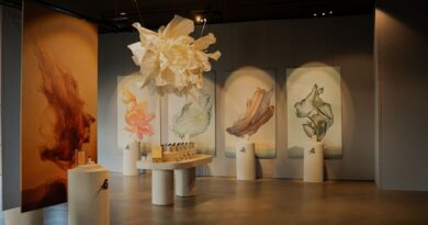 Exposição artística de L'Occitane en Provence. (Créditos: Divulgação)