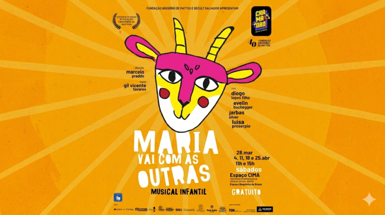 Últimas sessões de “Maria Vai com as Outras” acontecem neste e no próximo sábado em Salvador